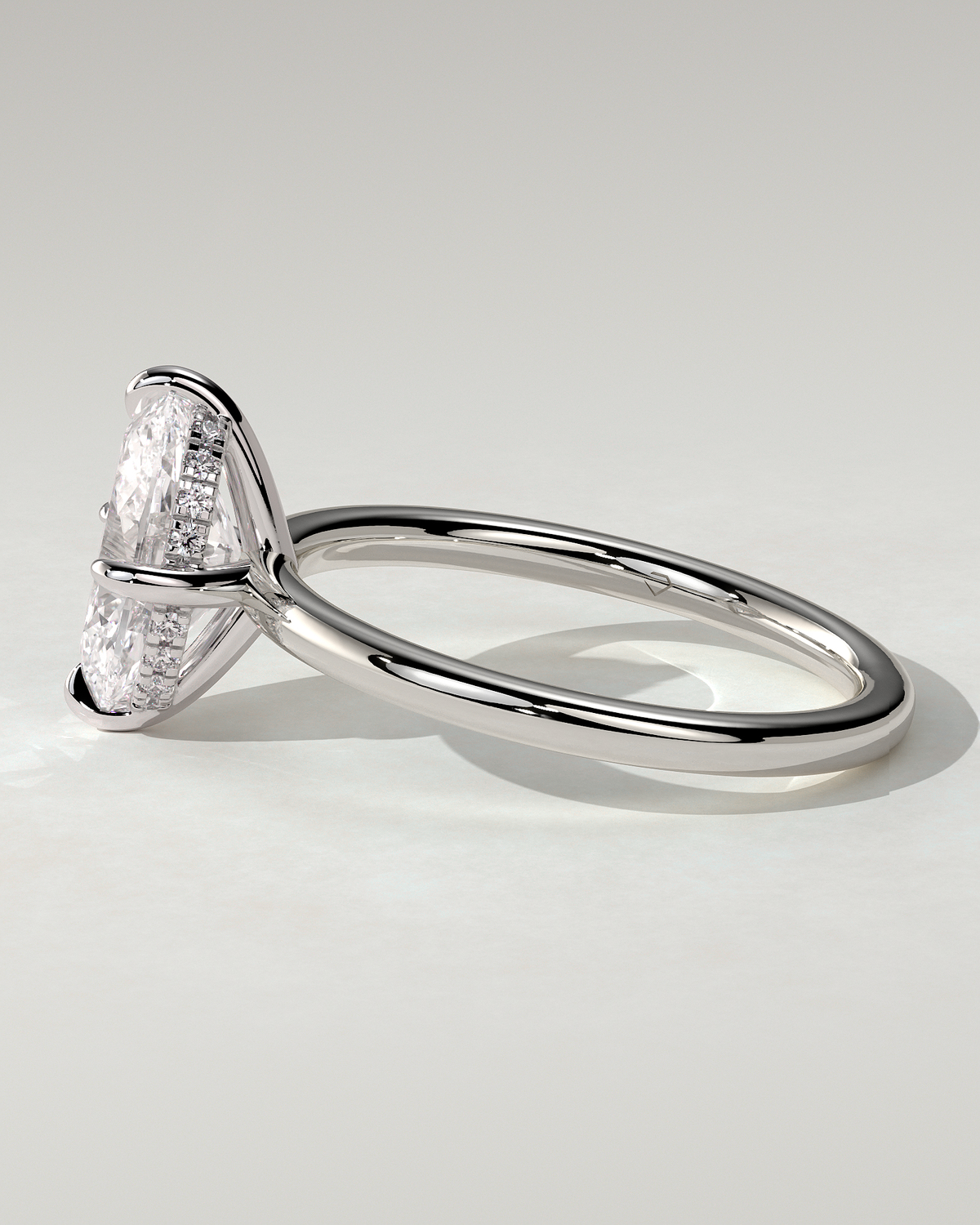 Spencer Solitaire Oval Ring