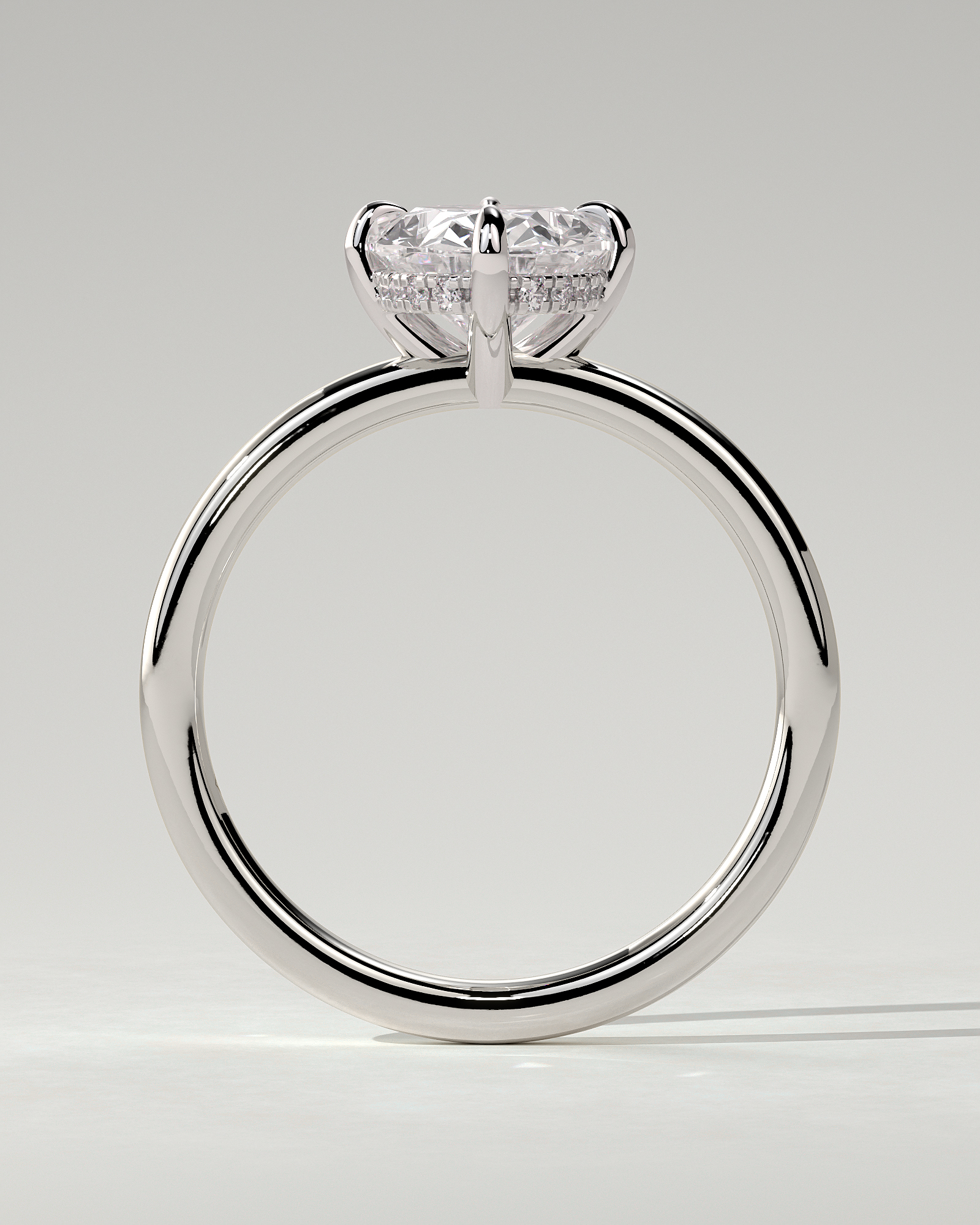 Spencer Solitaire Oval Ring