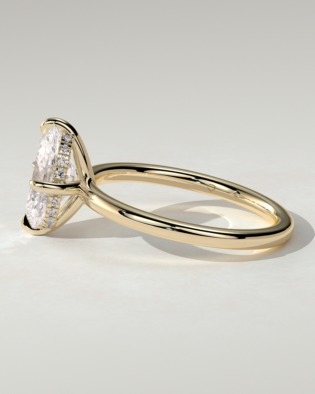Spencer Solitaire Oval Ring