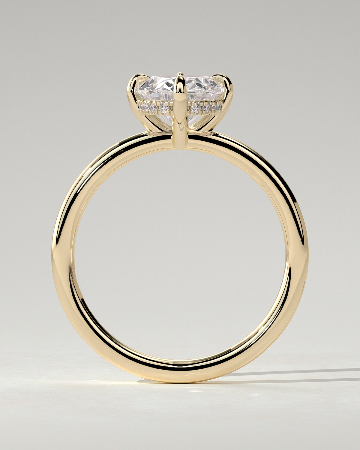 Spencer Solitaire Oval Ring