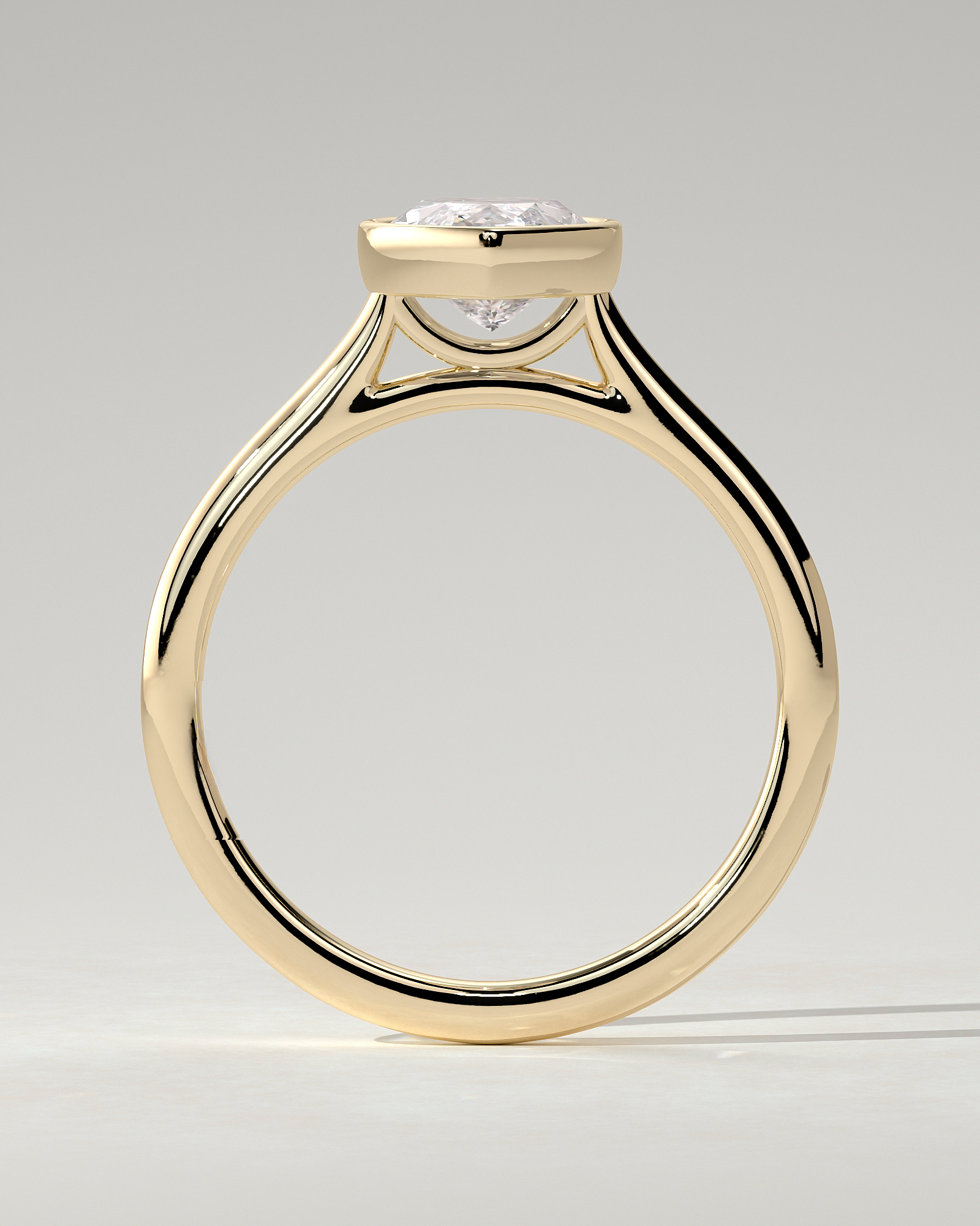 Stella Bezel Round Ring