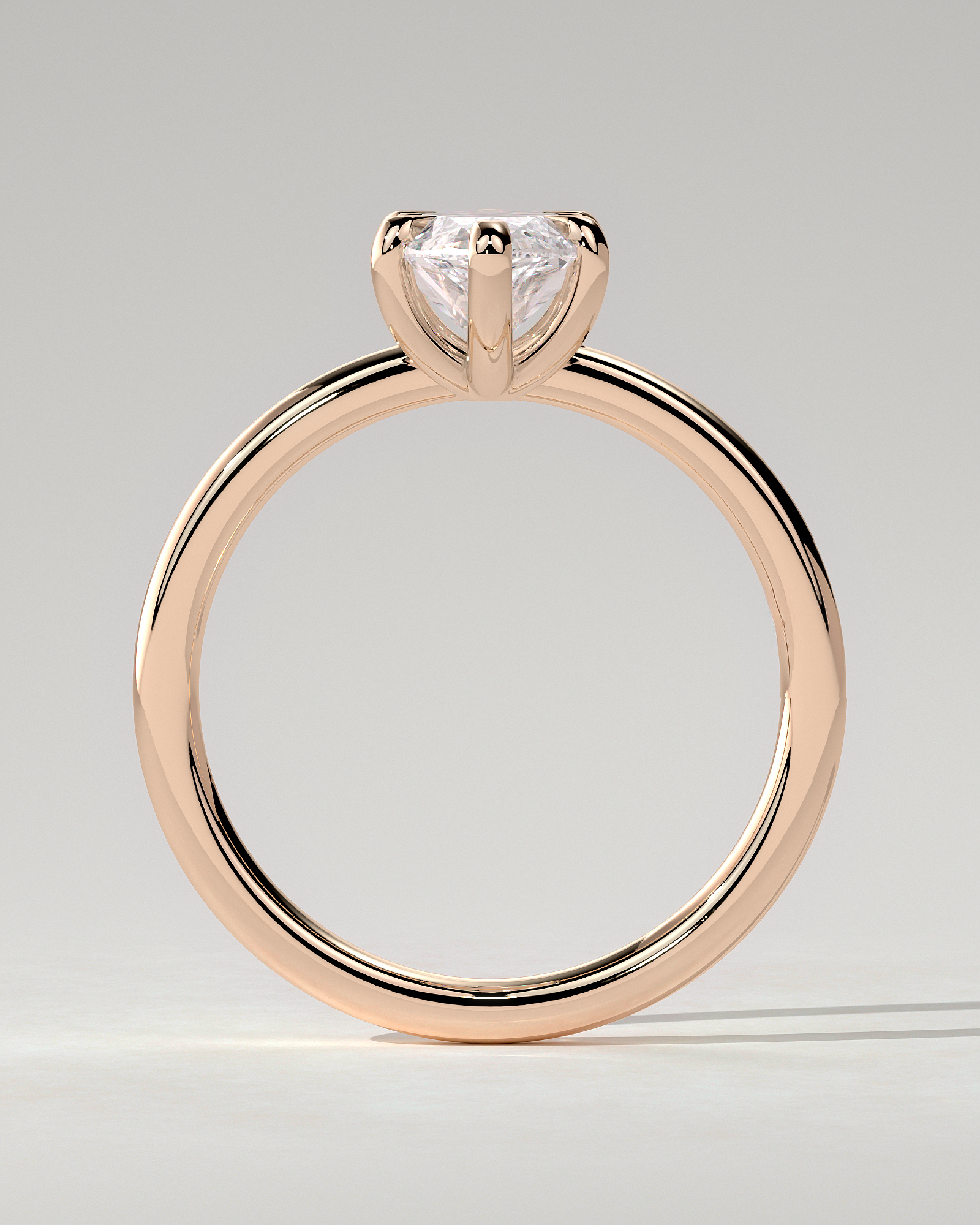 Stephanie Solitaire Marquise Ring