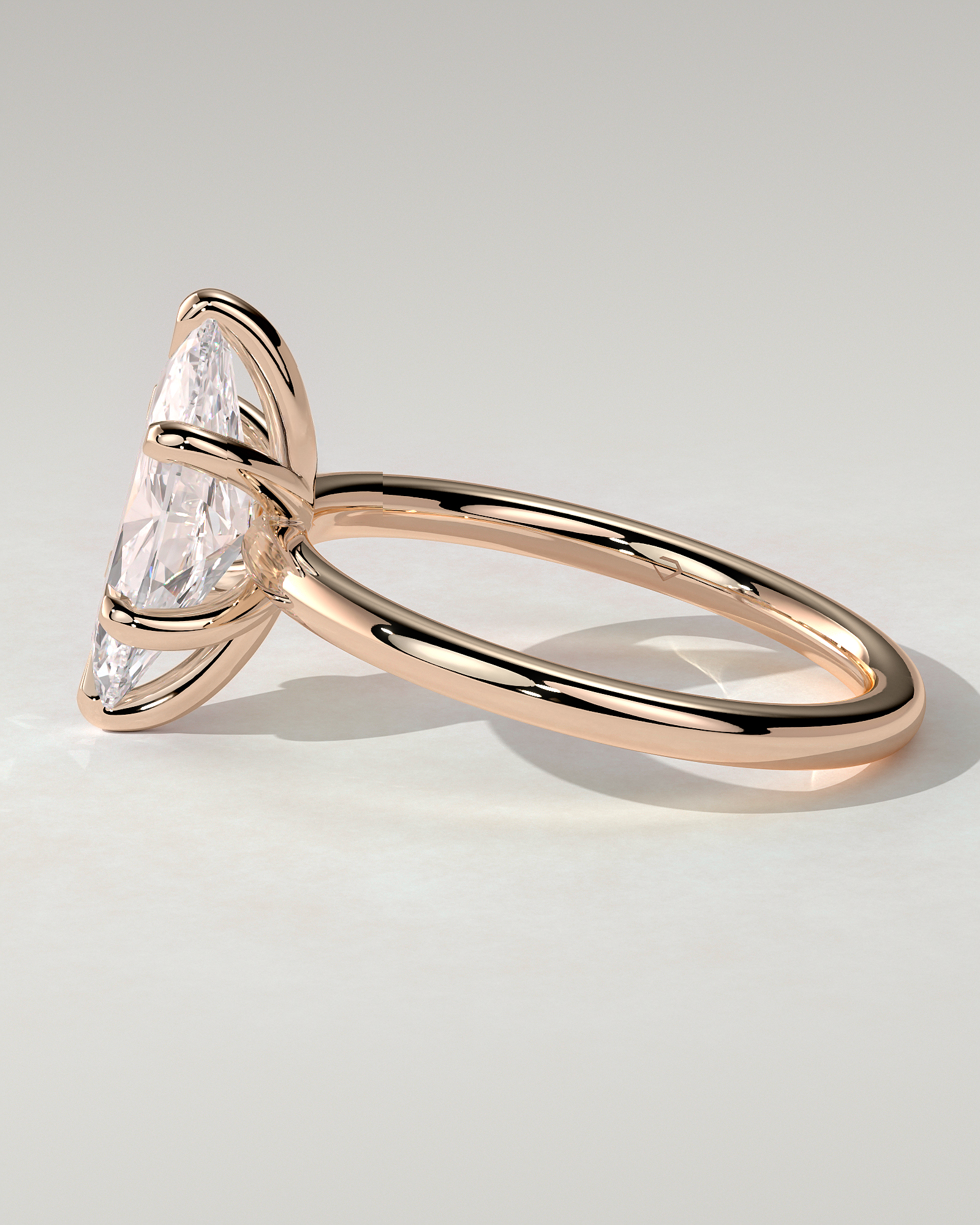 Stephanie Solitaire Marquise Ring