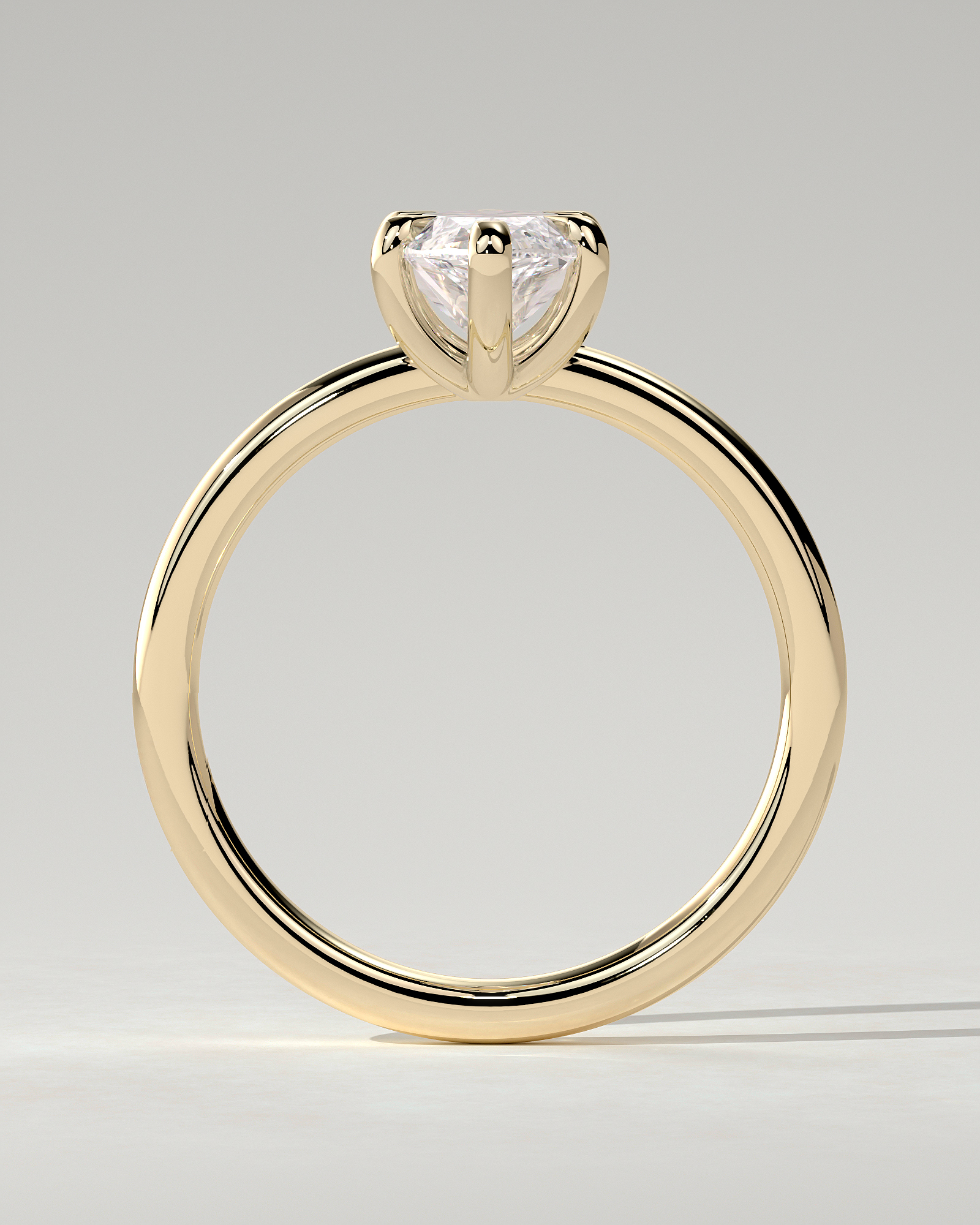 Stephanie Solitaire Marquise Ring