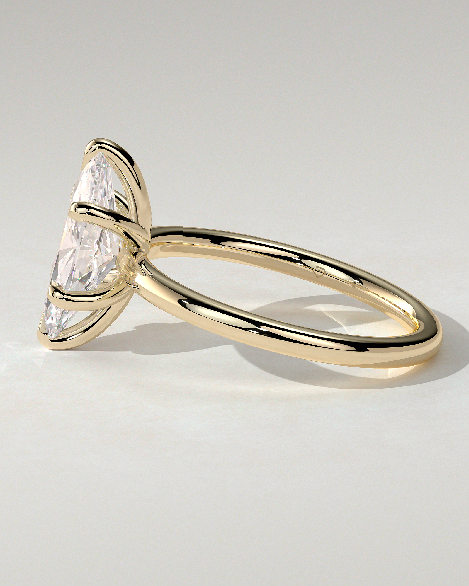 Stephanie Solitaire Marquise Ring