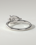 Suki Solitaire Pear Ring