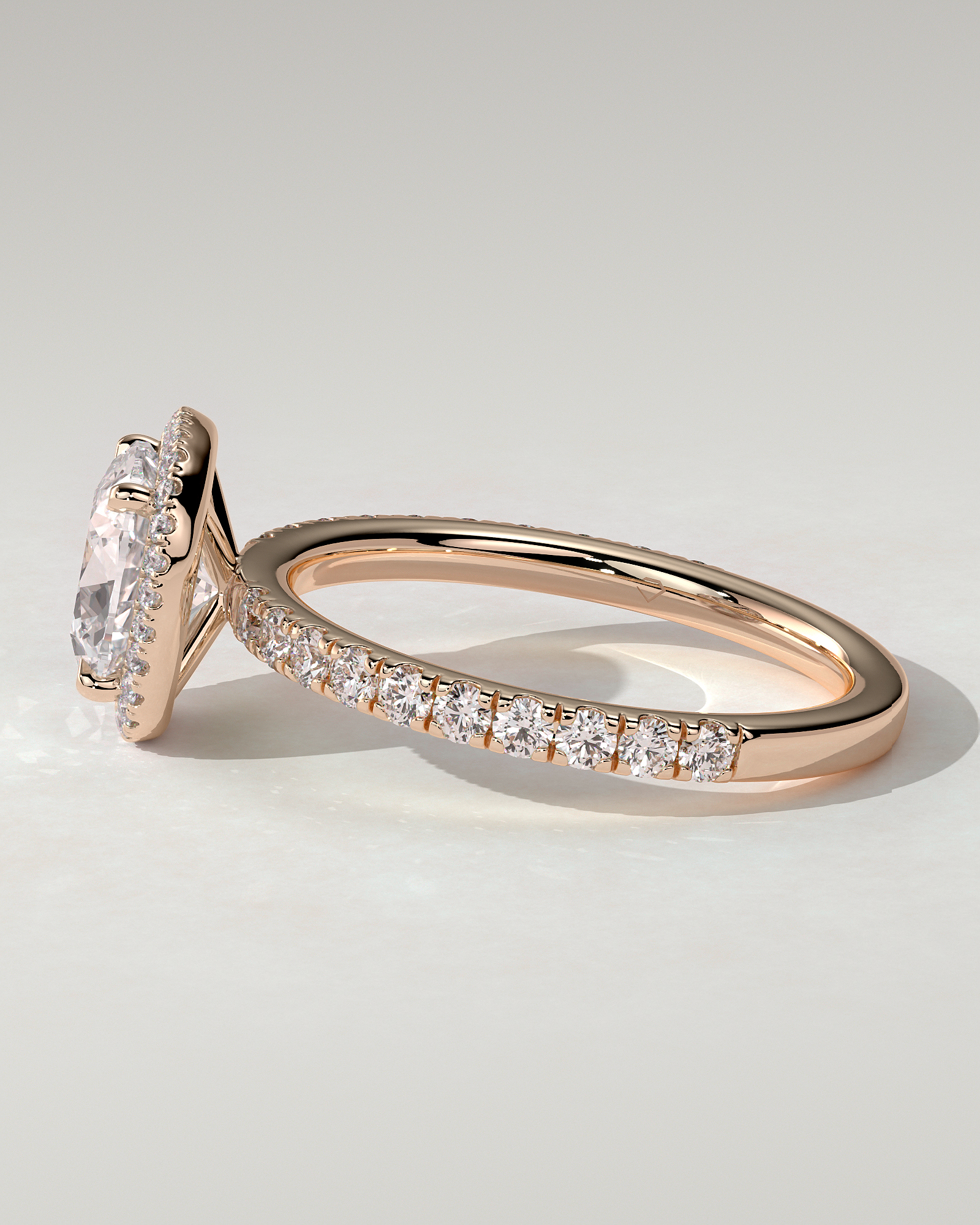 Suzana Halo Cushion Ring