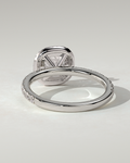 Suzana Halo Cushion Ring