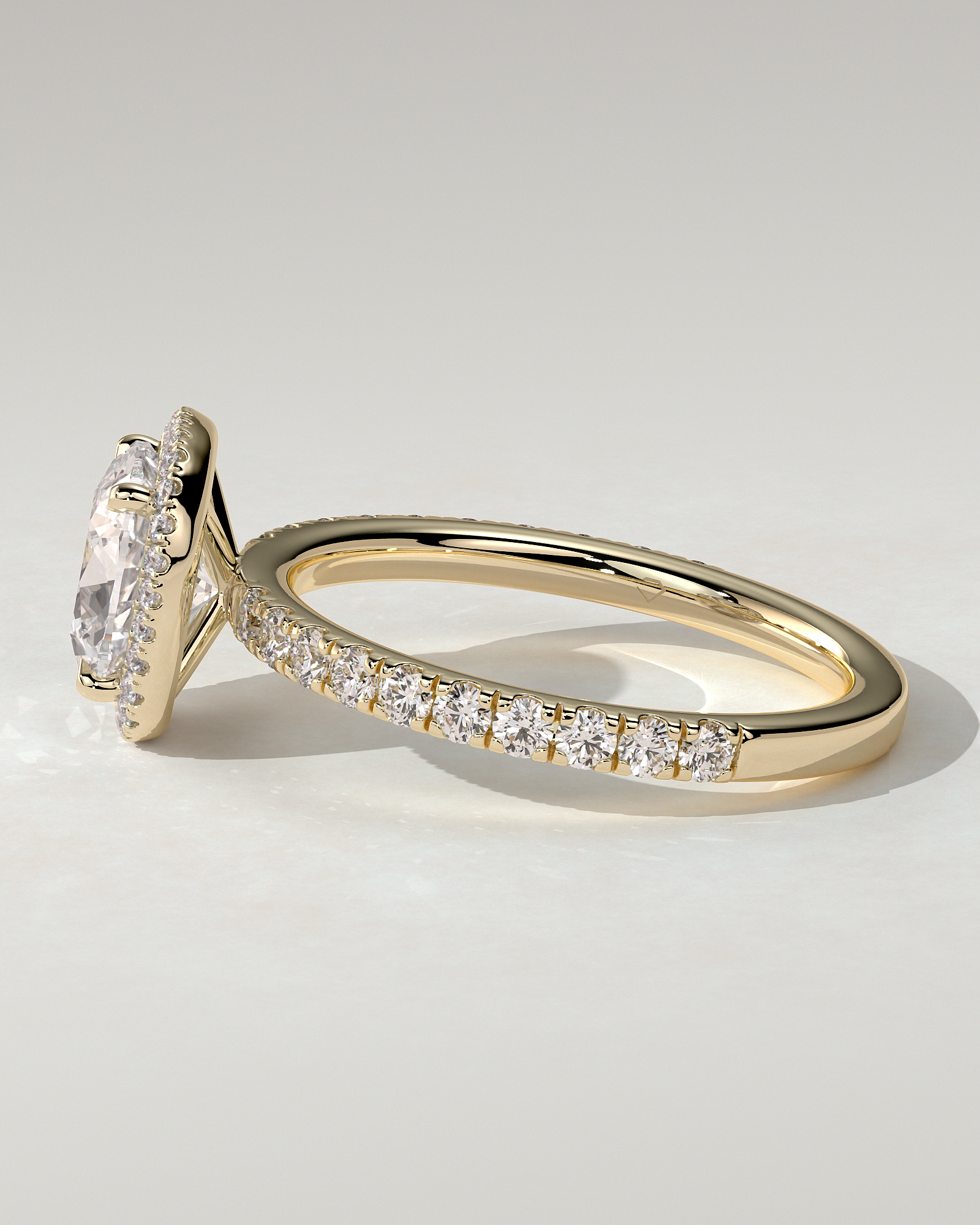 Suzana Halo Cushion Ring