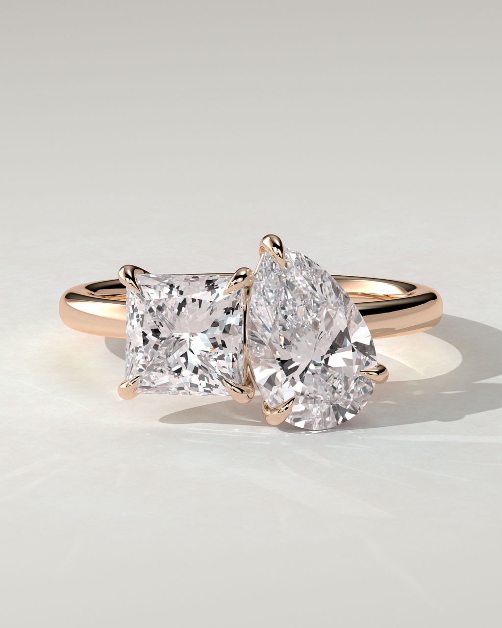 Svea Toi Et Moi Pear Ring