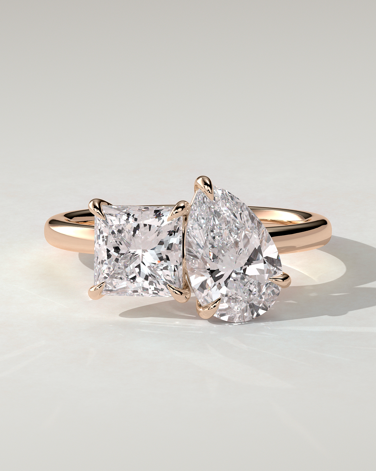 Svea Toi Et Moi Pear Ring