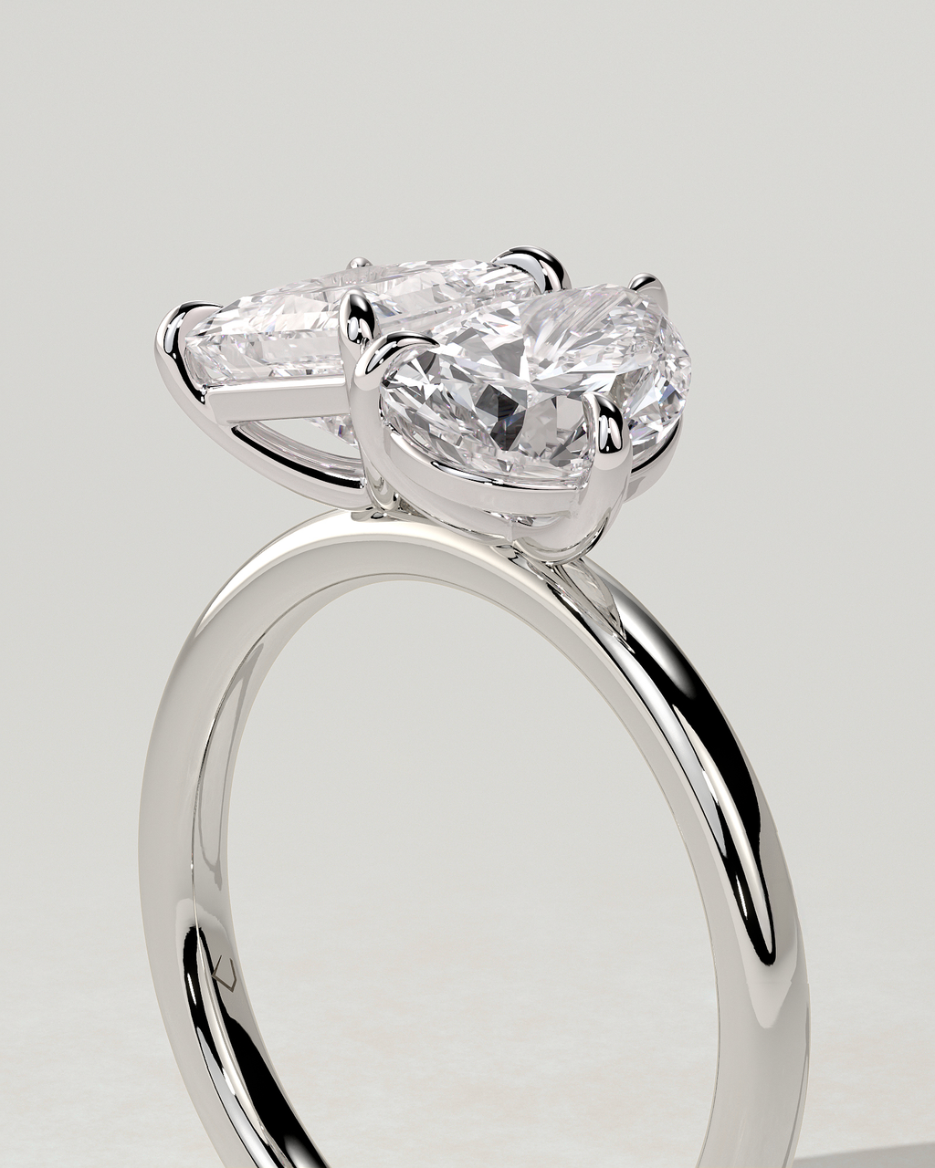 Svea Toi Et Moi Pear Ring