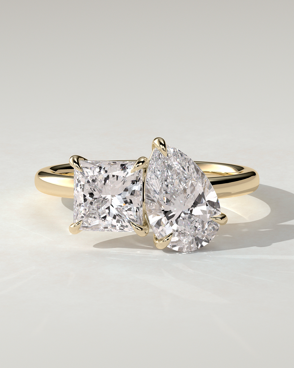 Svea Toi Et Moi Pear Ring