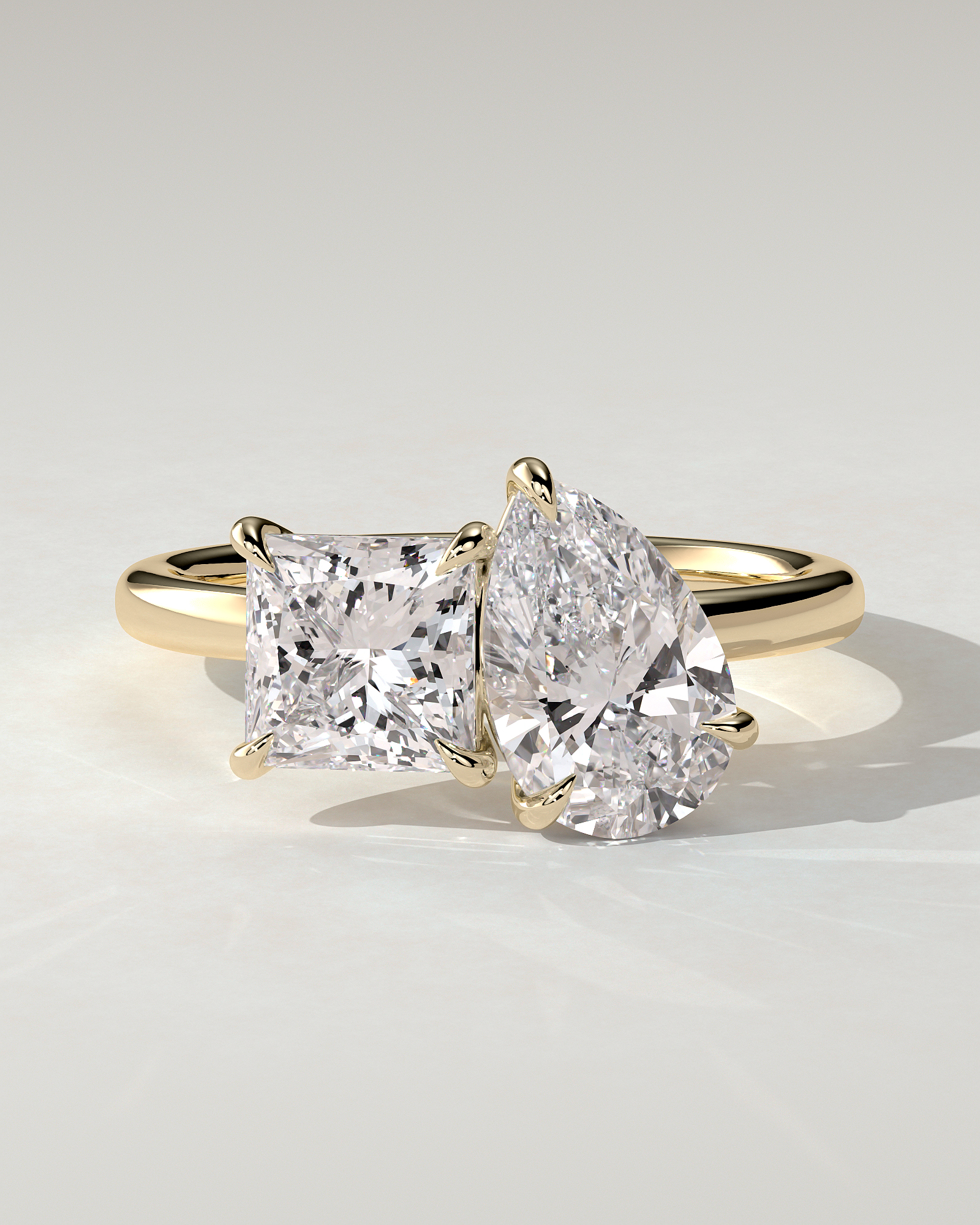 Svea Toi Et Moi Pear Ring