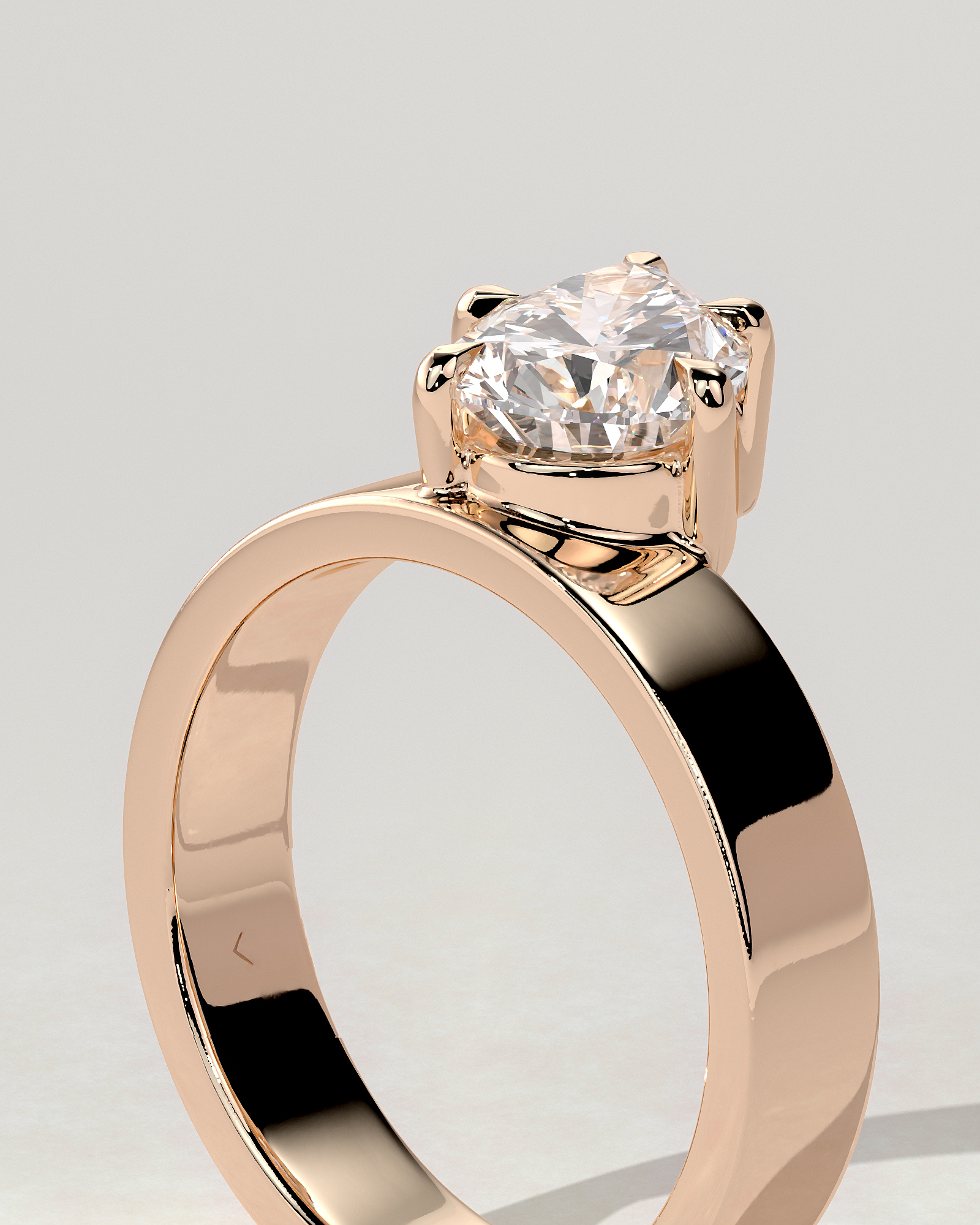 Tatiana Solitaire Pear Ring