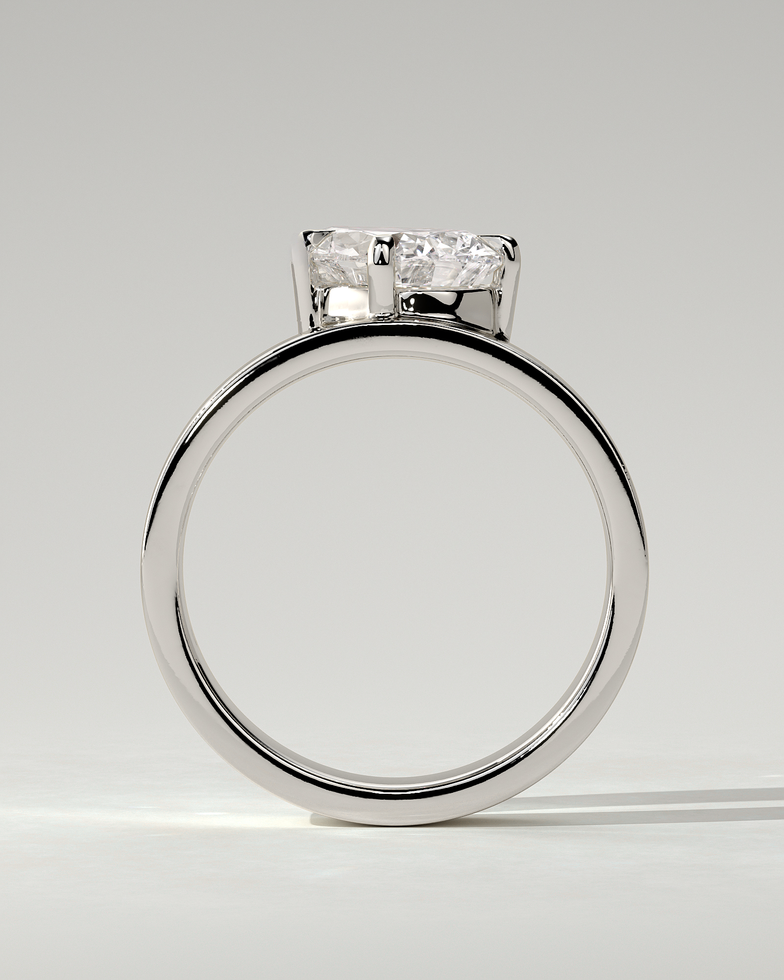 Tatiana Solitaire Pear Ring