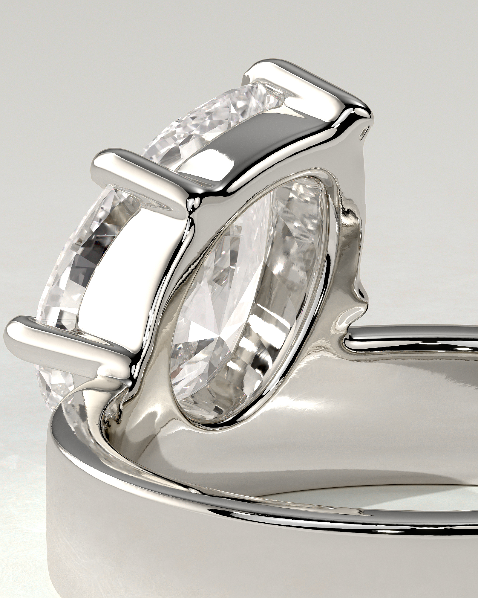 Tatiana Solitaire Pear Ring
