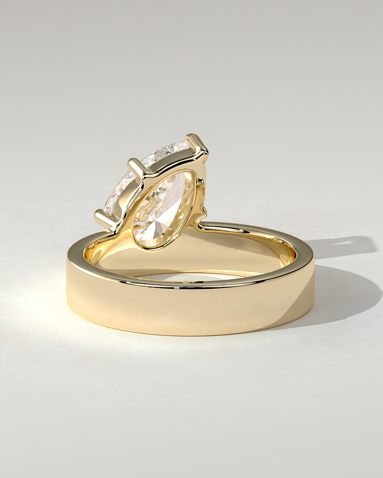 Tatiana Solitaire Pear Ring