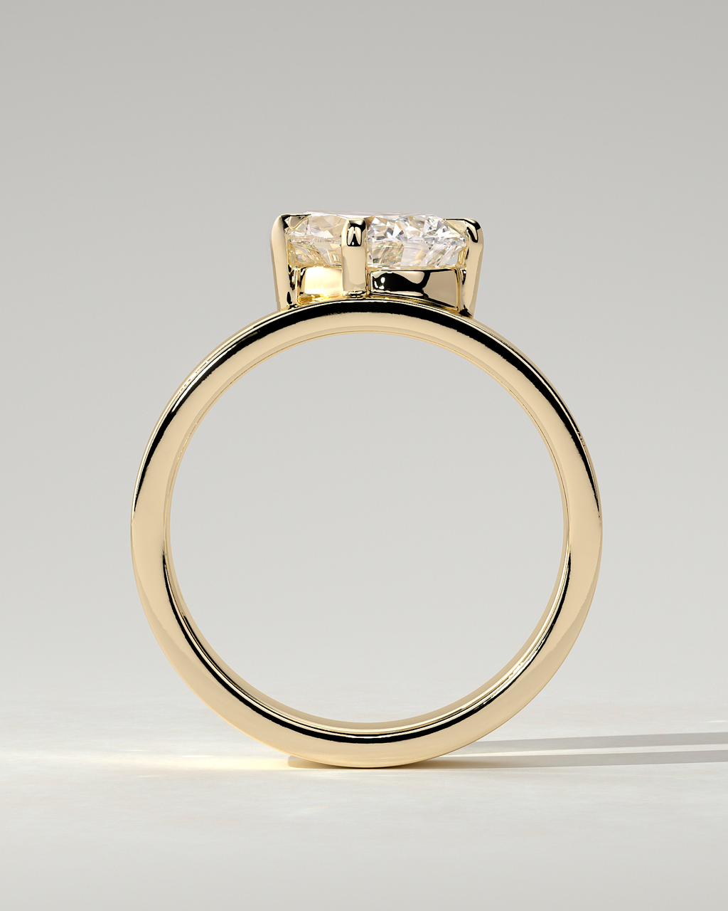 Tatiana Solitaire Pear Ring