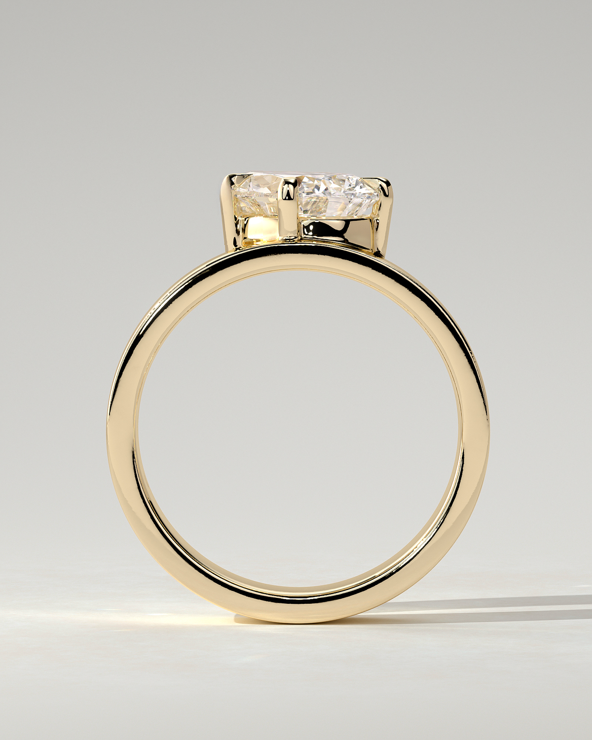 Tatiana Solitaire Pear Ring