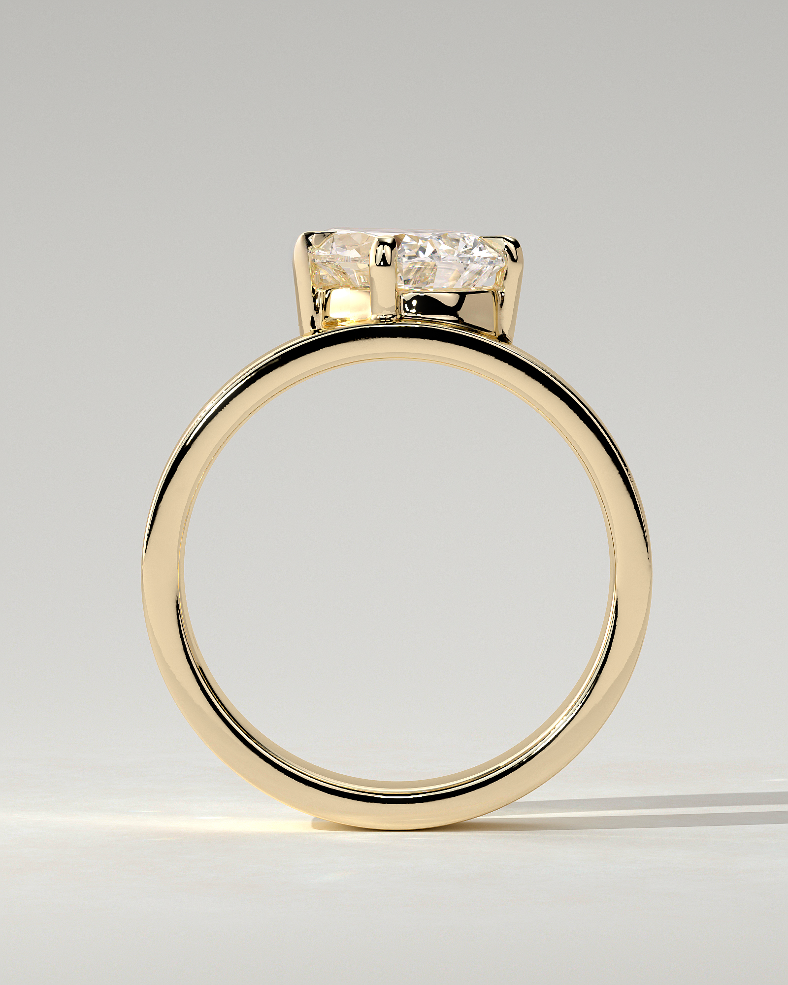 Tatiana Solitaire Pear Ring