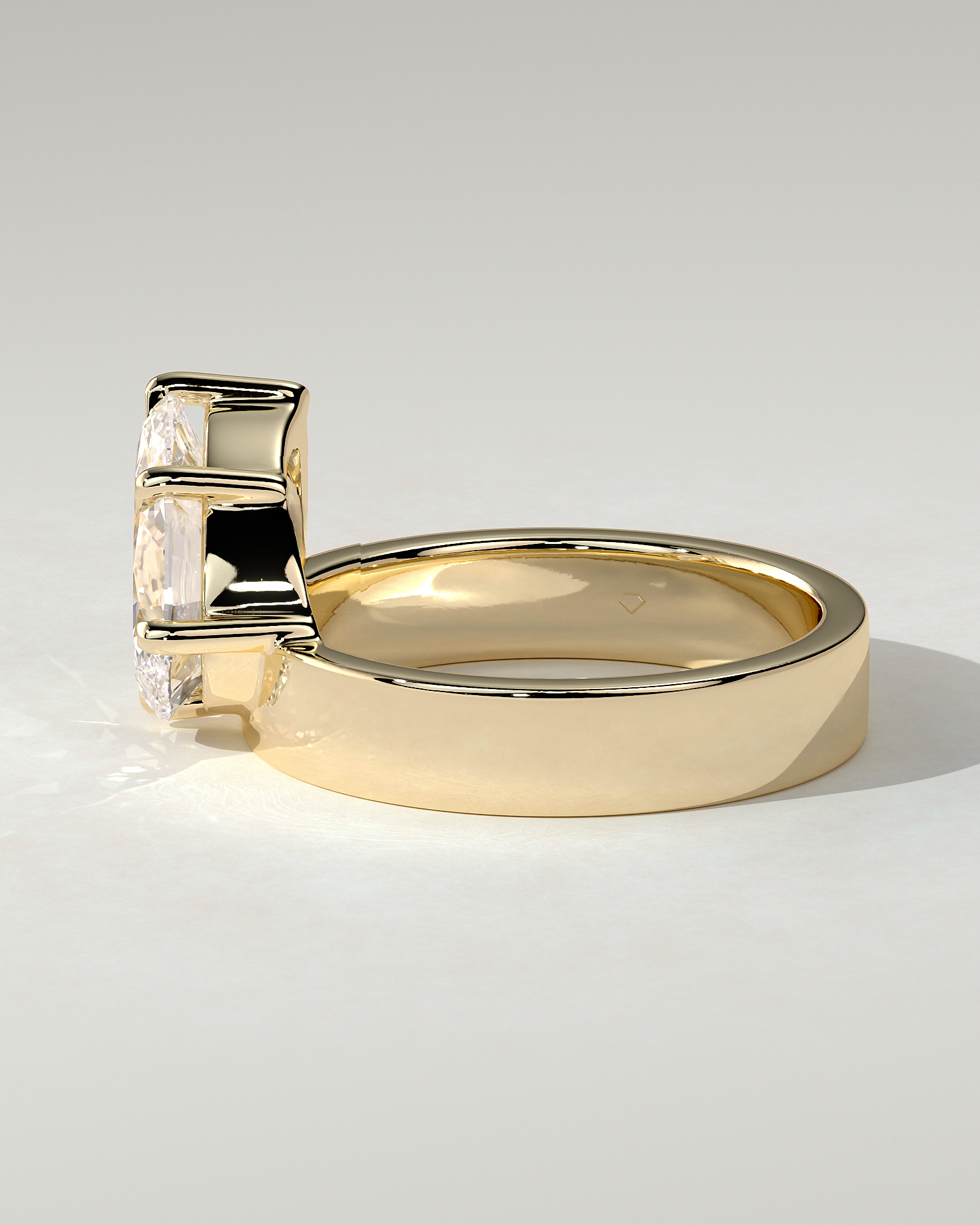 Tatiana Solitaire Pear Ring
