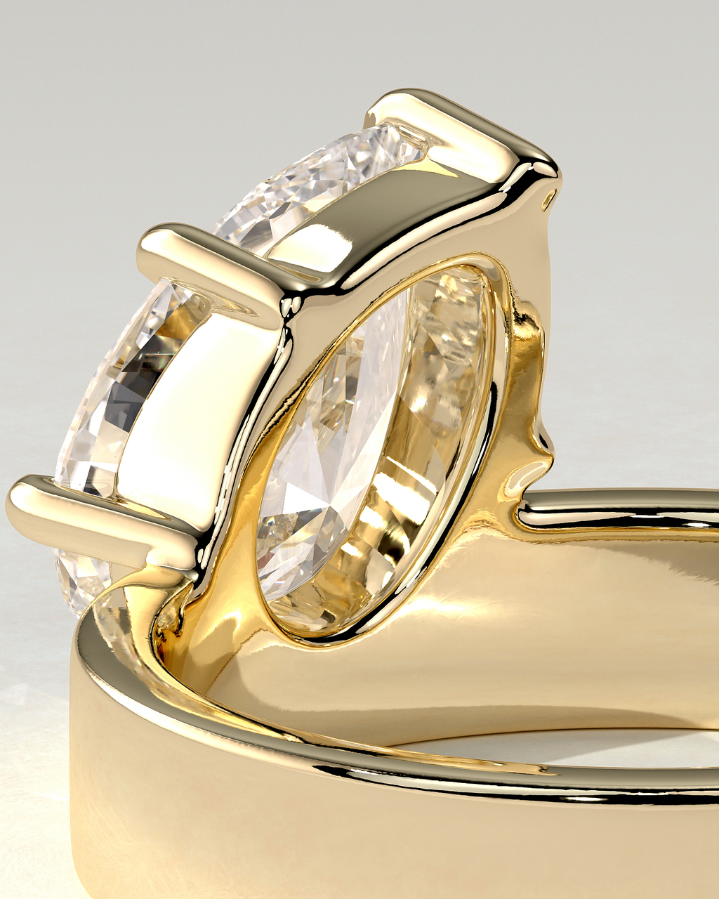Tatiana Solitaire Pear Ring