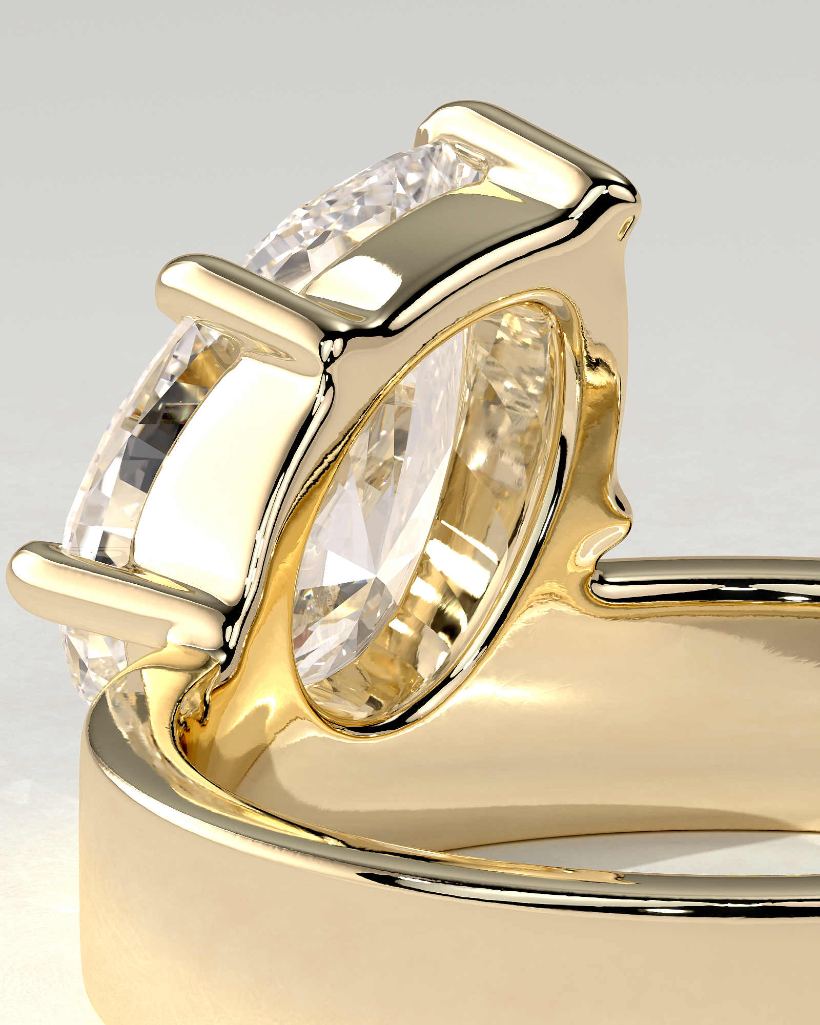 Tatiana Solitaire Pear Ring