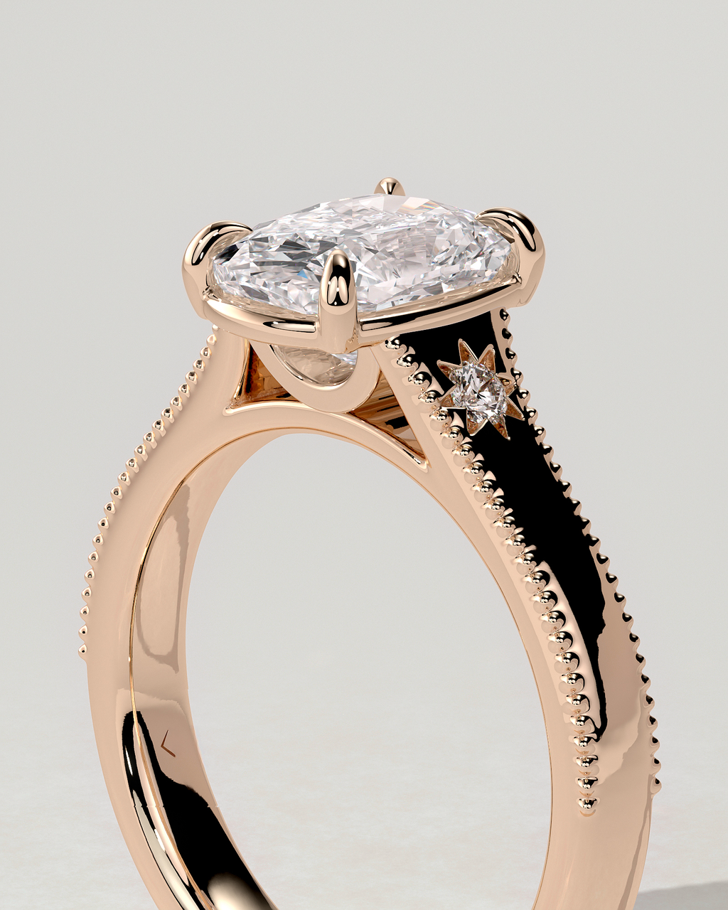 Taylor Bezel Round Ring