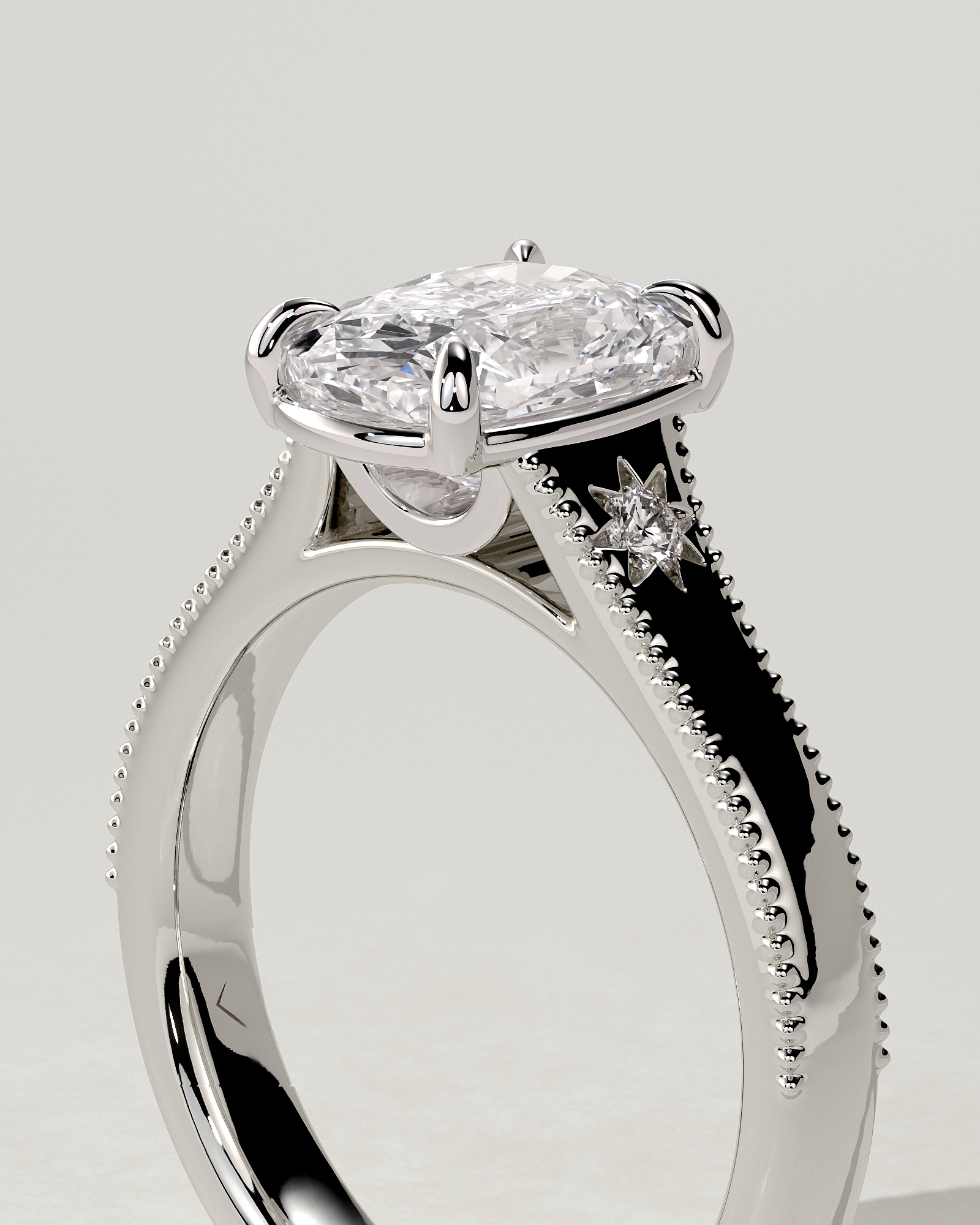 Taylor Bezel Round Ring