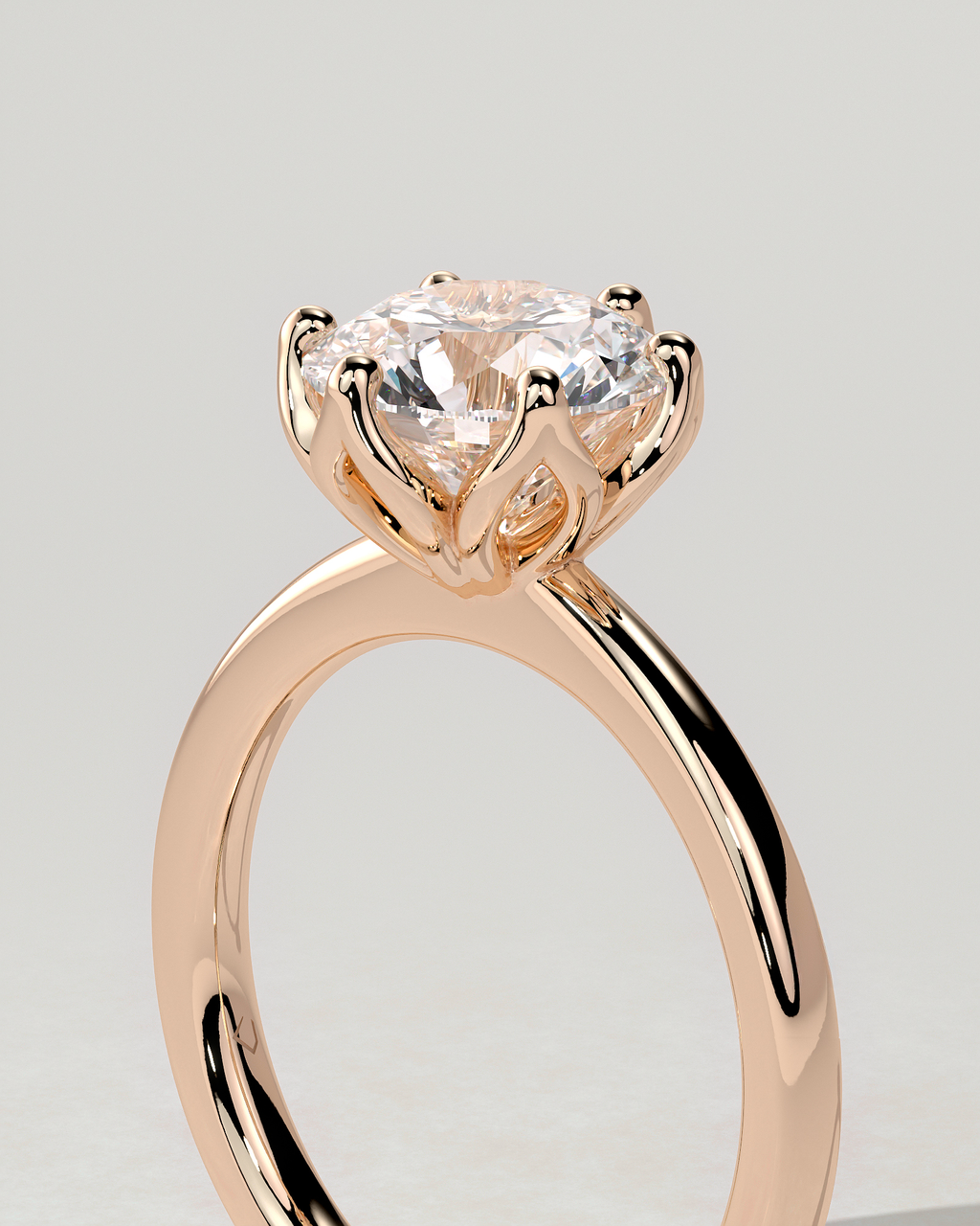 Tessa Solitaire Round Ring