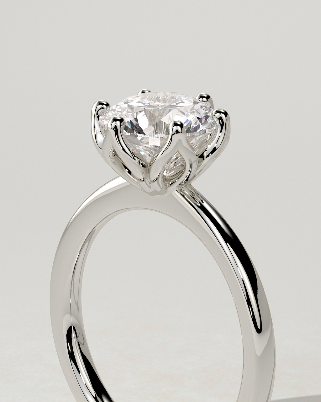 Tessa Solitaire Round Ring