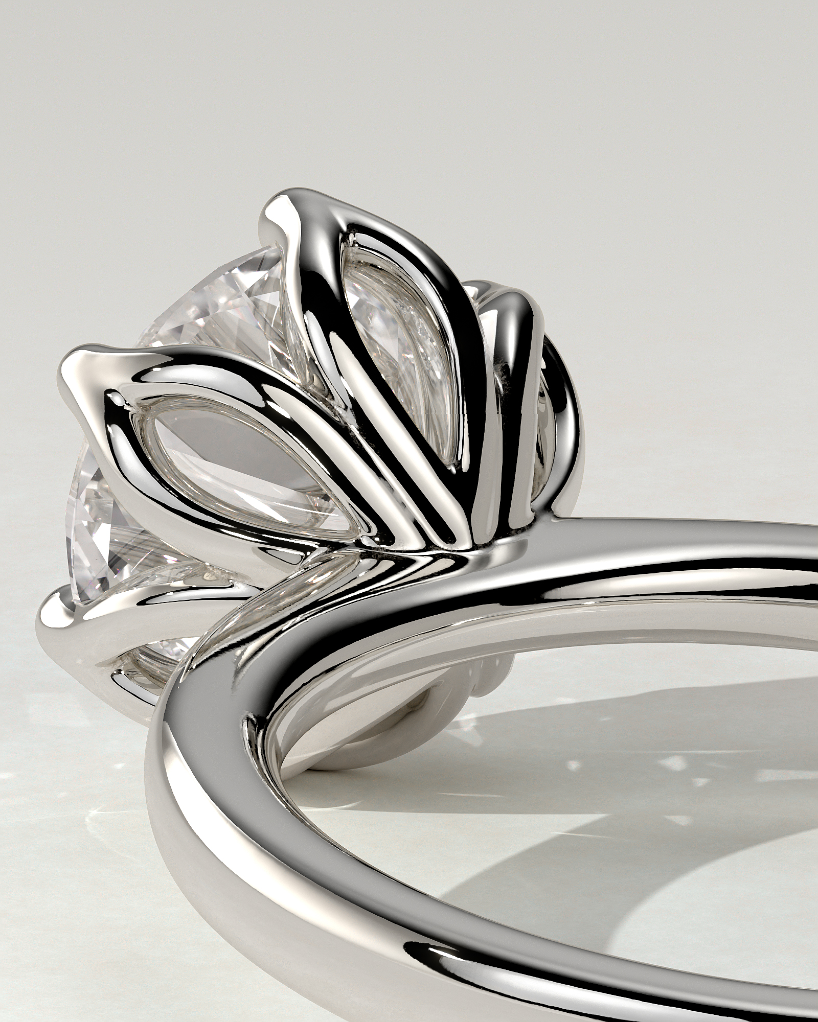 Tessa Solitaire Round Ring