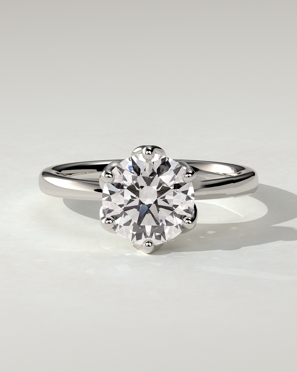 Tessa Solitaire Round Ring