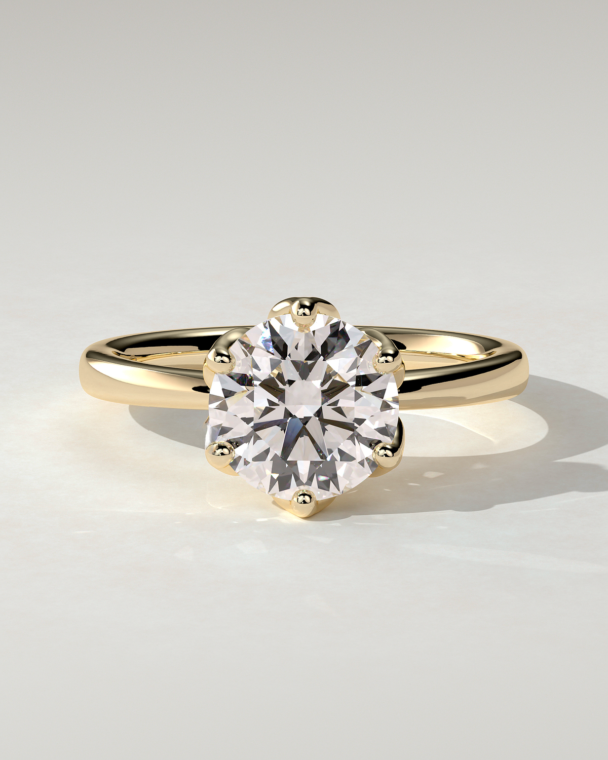 Tessa Solitaire Round Ring
