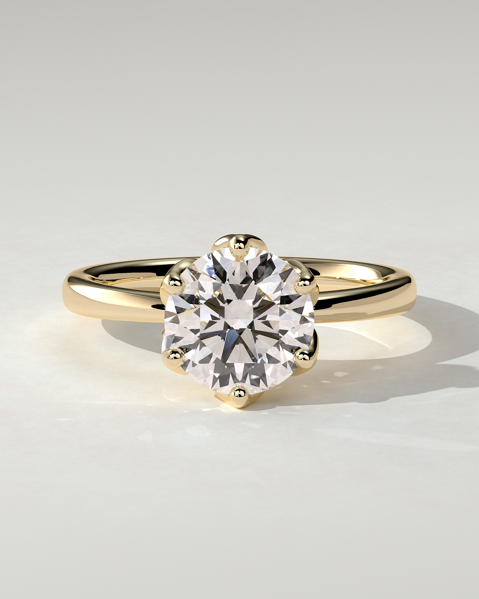 Tessa Solitaire Round Ring