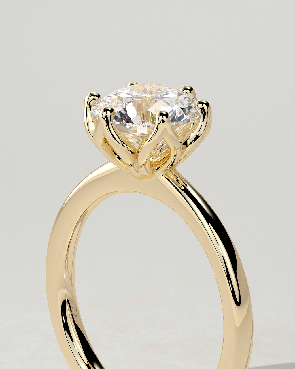 Tessa Solitaire Round Ring