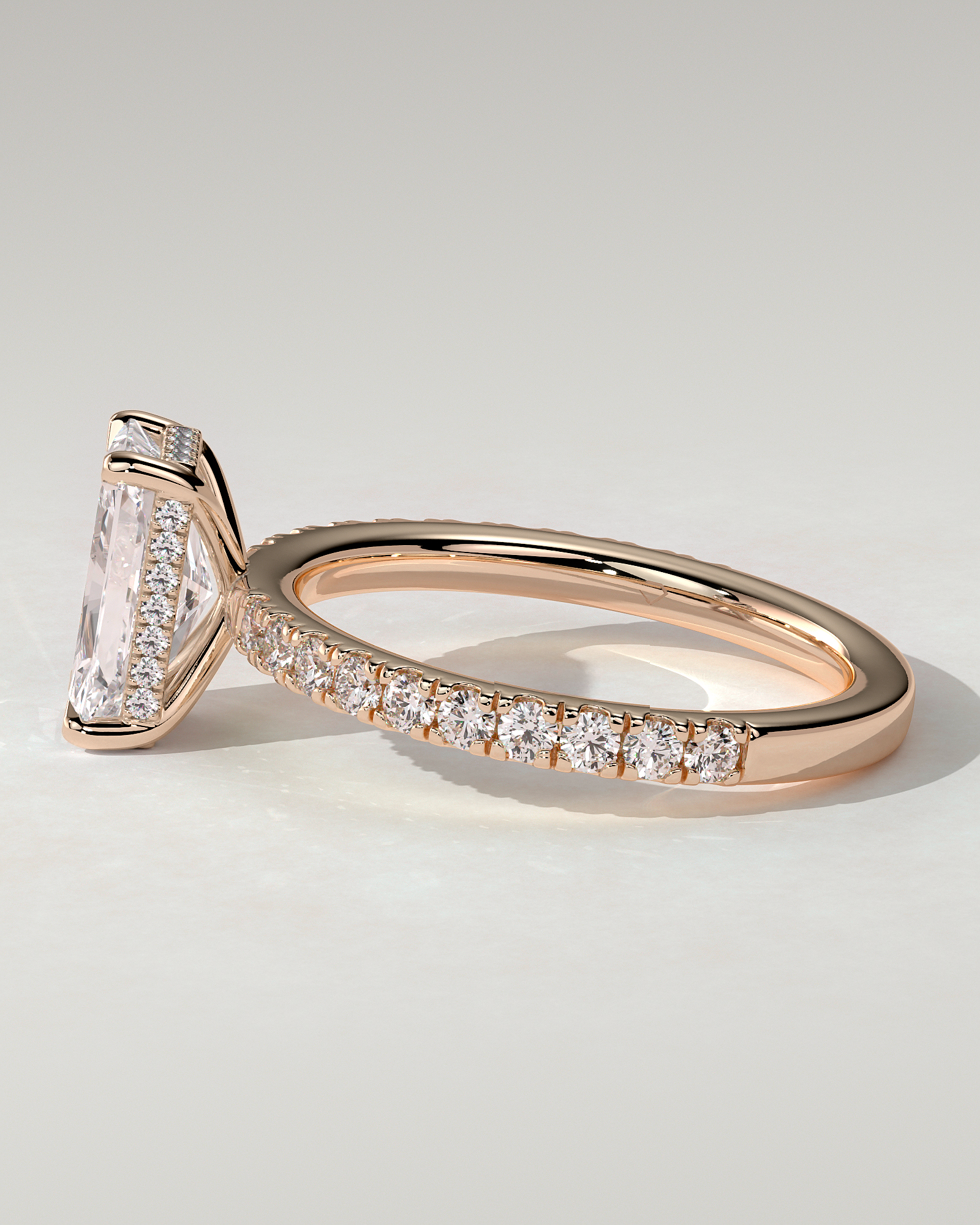 Thea Solitaire Radiant Ring
