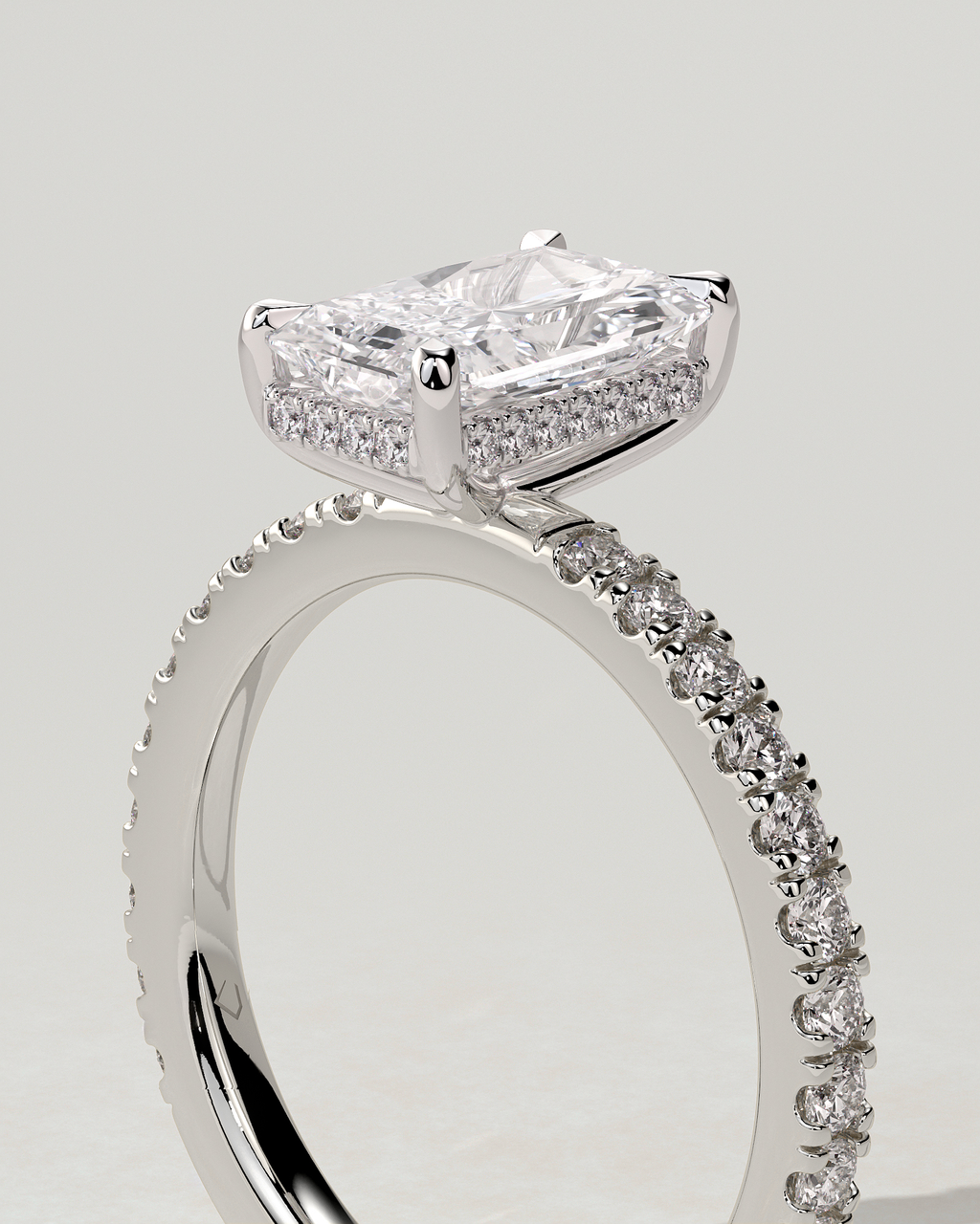 Thea Solitaire Radiant Ring
