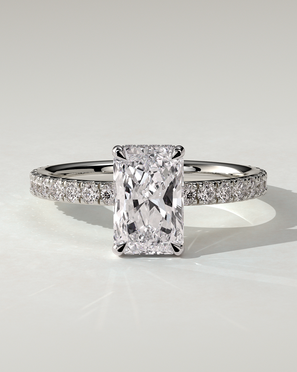 Thea Solitaire Radiant Ring