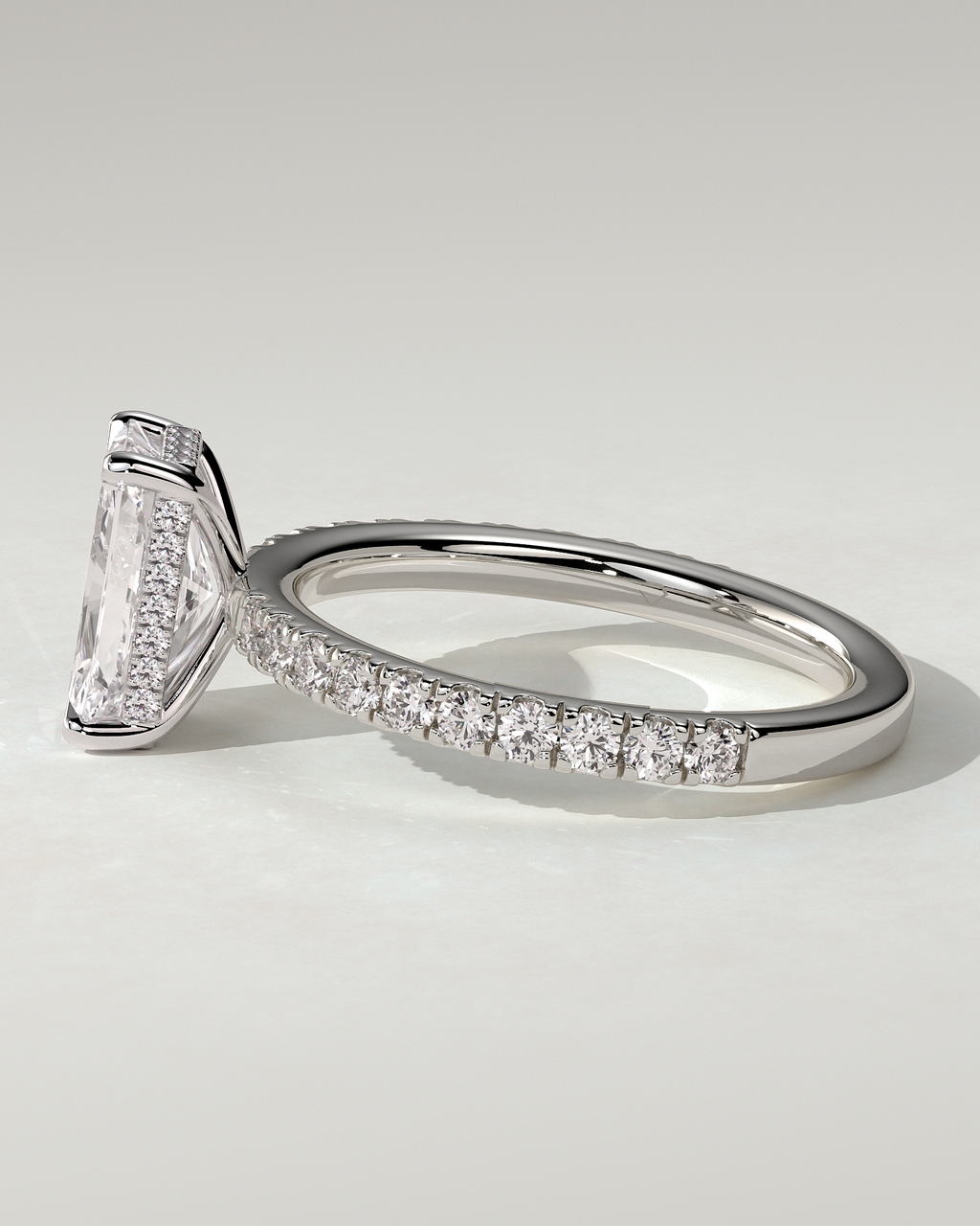 Thea Solitaire Radiant Ring