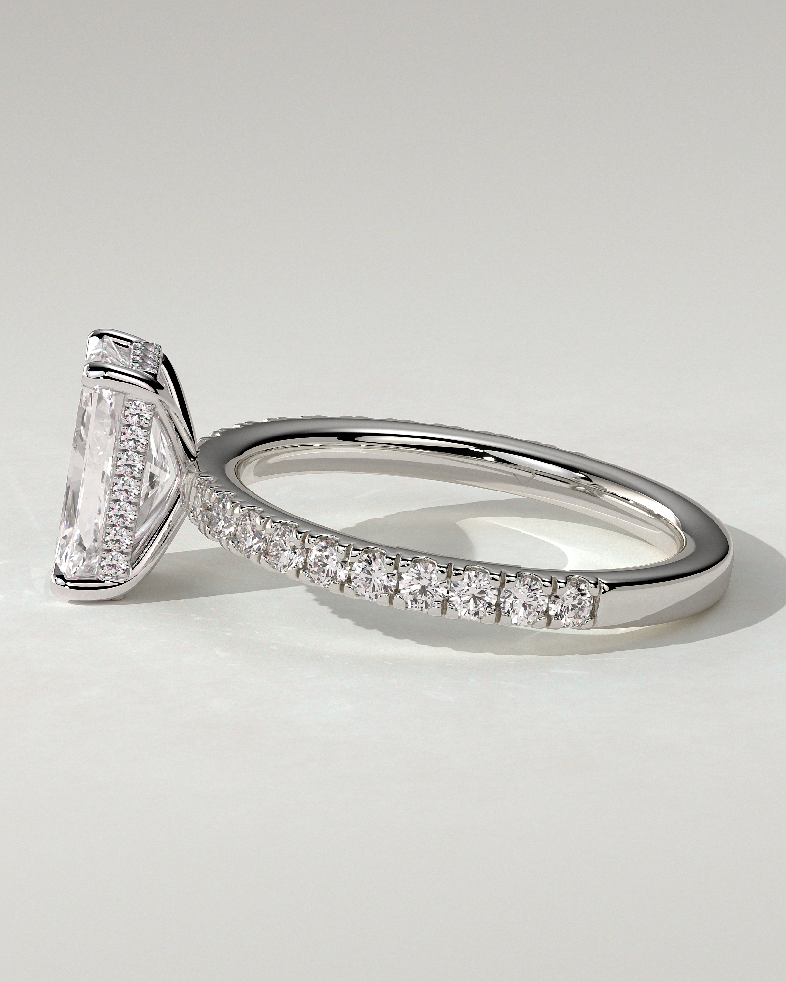 Thea Solitaire Radiant Ring
