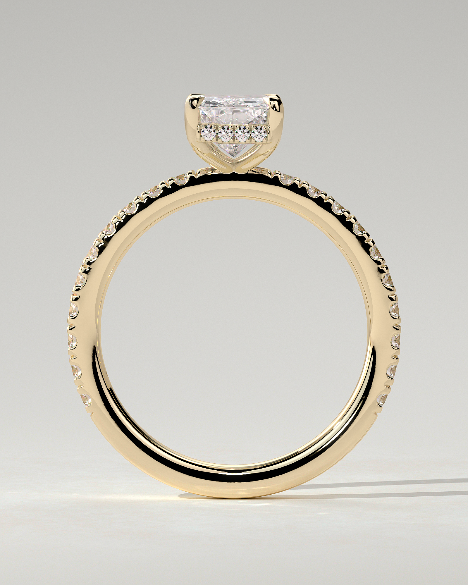 Thea Solitaire Radiant Ring