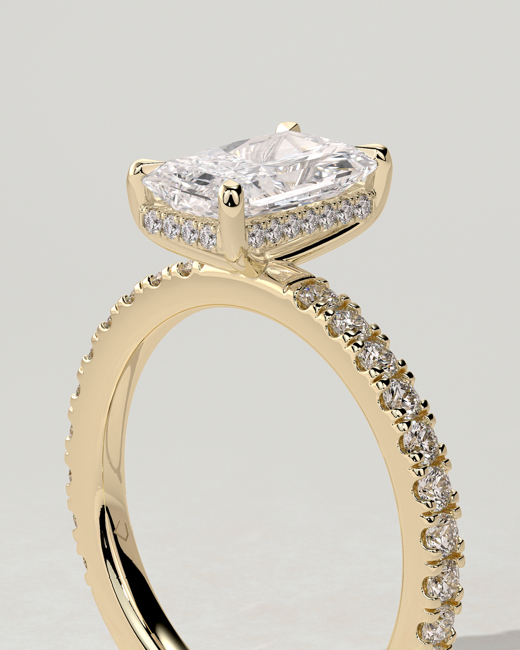 Thea Solitaire Radiant Ring