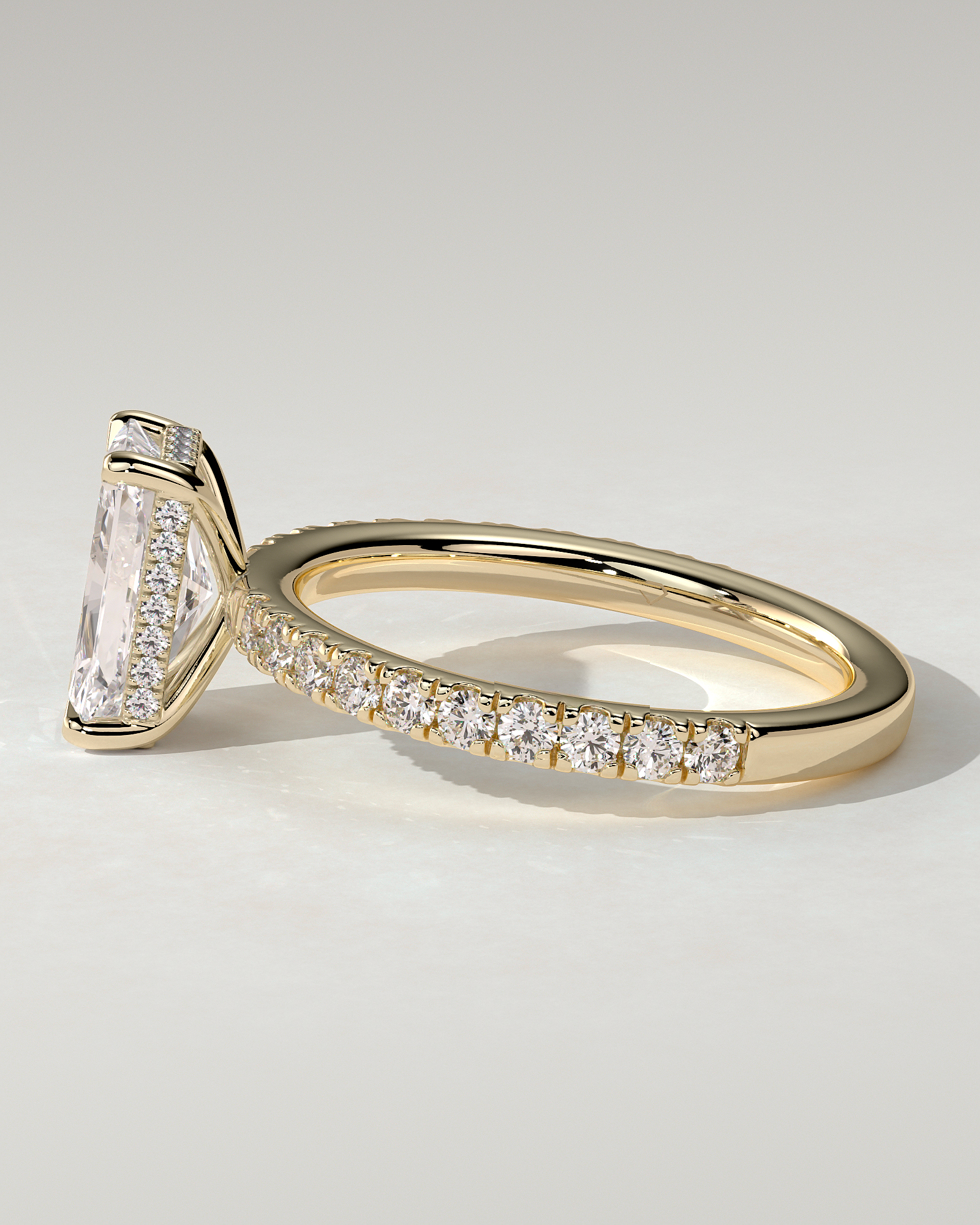 Thea Solitaire Radiant Ring