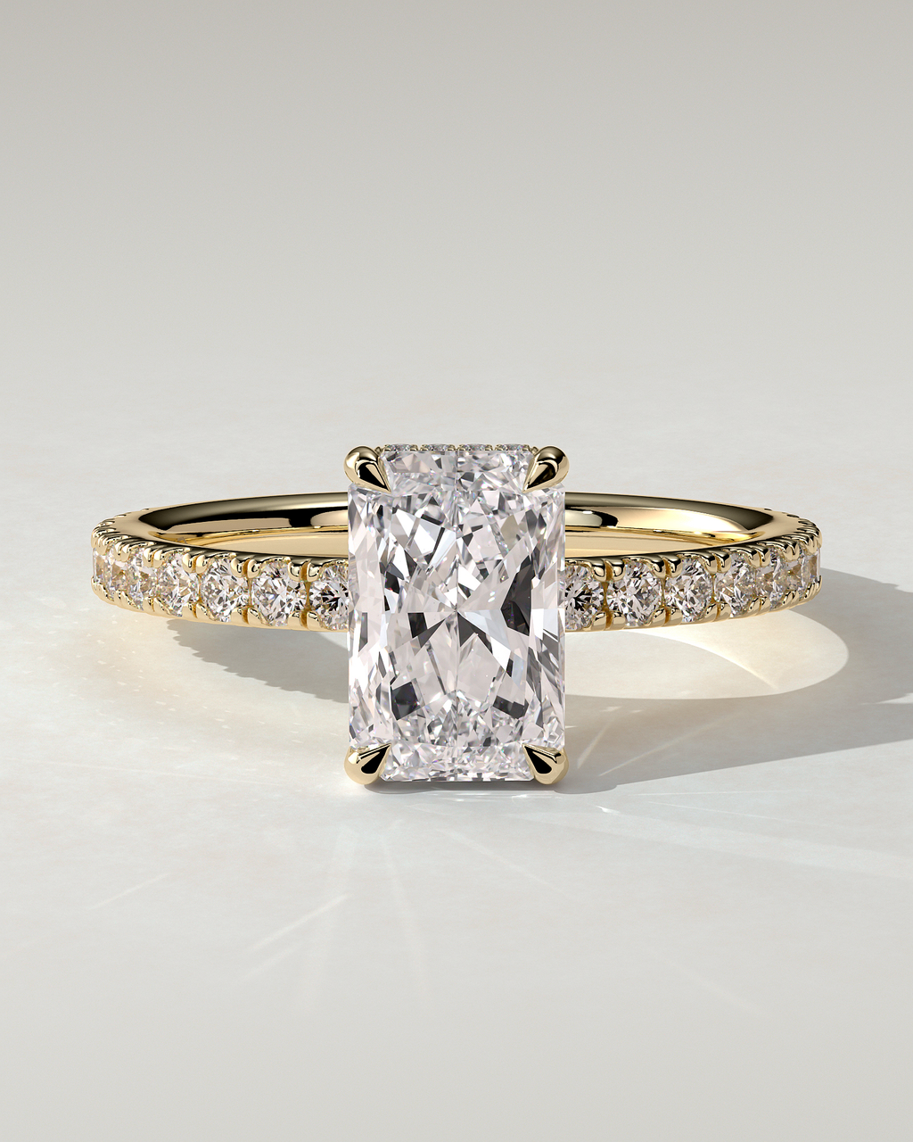 Thea Solitaire Radiant Ring
