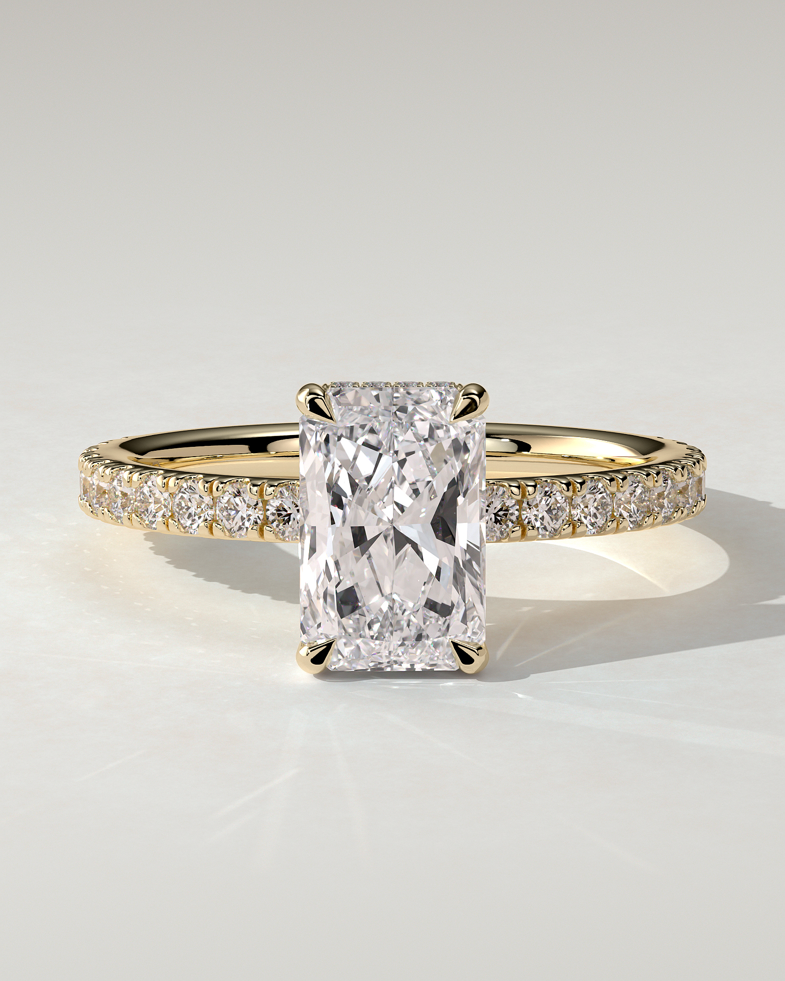 Thea Solitaire Radiant Ring