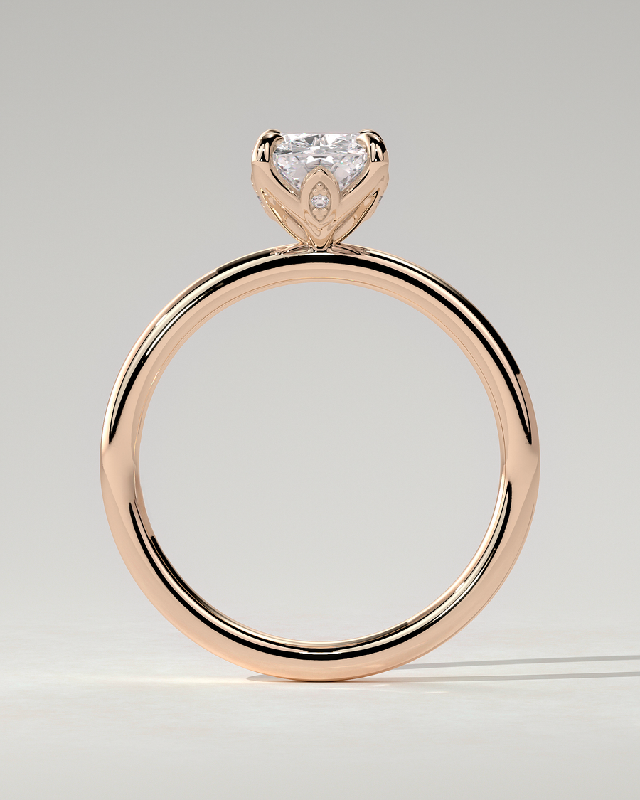 Tilly Solitaire Cushion Ring