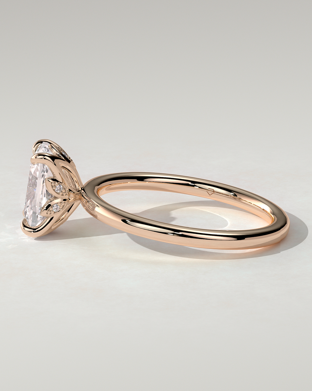 Tilly Solitaire Cushion Ring