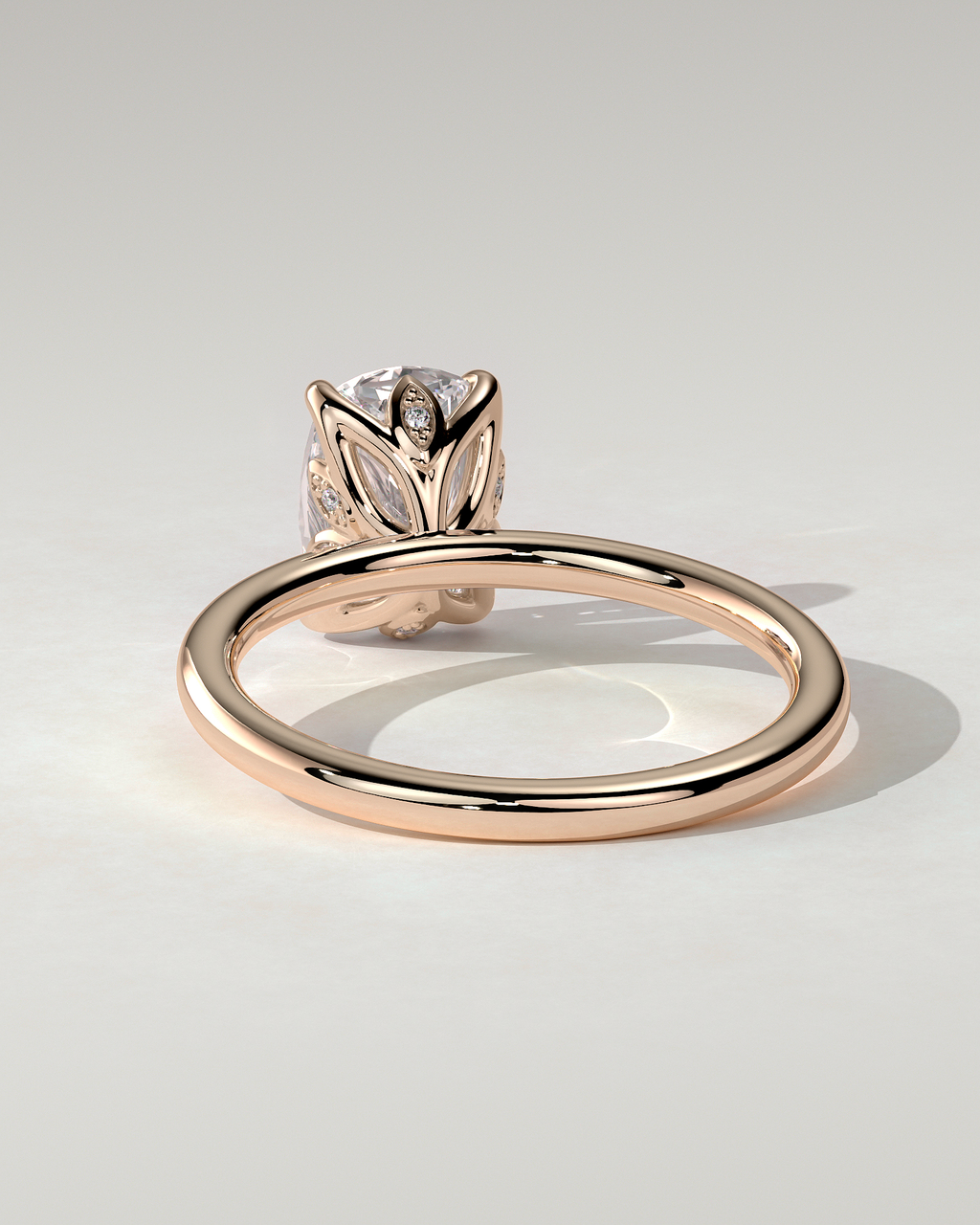 Tilly Solitaire Cushion Ring